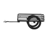 VEVOR Remolque para Bicicleta Carga de 125 kg Carro para Bicicleta Almacenamiento Compacto Plegable Liberación Rápida Ruedas de 508 mm Se Adapta a Mayoría de Ruedas de Bicicleta de Acero al Carbono