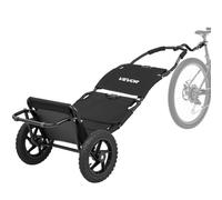 VEVOR Remolque para Bicicleta Plegable 27kg 3 en 1 con Carrito de Bicicleta | para Camping y Compras, con Ruedas de 30,5 cm, Tela Oxford 600D, Bujes de Plástico y Montaje en la Tija del Sillín