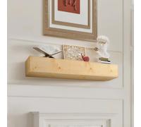 VEVOR Repisa de Madera Natural Hecha a Mano para Chimenea, Capacidad de Peso 22,7 kg, Estante Flotante de Granja Montado en la Pared, para Decoración de Pared, Rústico Natural, 182,8 x 20,3 x 12,7 cm