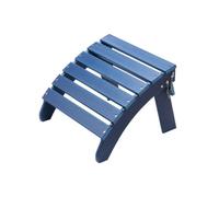 VEVOR Reposapiés Adirondack Plegable de Plástico HDPE de 475 x 480 x 350 mm, Reposapiés Adirondack Resistente a la Intemperie para Silla Adirondack para Porches Exteriores, Césped, Patios, Azul