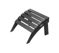 VEVOR Reposapiés Adirondack Plegable de Plástico HDPE de 475 x 500 x 330 mm, Reposapiés Adirondack Resistente a la Intemperie para Silla Adirondack para Porches Exteriores, Césped, Patios, Negro