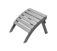 VEVOR Reposapiés Adirondack Plegable de Plástico HDPE de 547 x 480 x 377 mm, Reposapiés Adirondack Resistente a la Intemperie para Silla Adirondack para Porches Exteriores, Césped, Patios, Gris