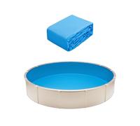 VEVOR Revestimiento para Piscina Redonda 350 cm Calibre Estándar Revestimiento de Vinilo para Piscina de Altura de Pared de 120 cm Revestimiento de Repuesto para Piscinas Elevadas, Color Sólido