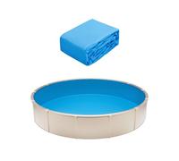 VEVOR Revestimiento para Piscina Redonda 460 cm Calibre Estándar Revestimiento de Vinilo para Piscina de Altura de Pared de 120 cm Revestimiento de Repuesto para Piscinas Elevadas, Color Sólido