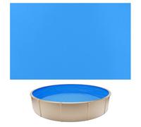 VEVOR Revestimiento para Piscina Redonda PVC, Liner para Piscinas Elevadas Redondas de Diámetro 350,5 cm, Grosor 0,8 mm, Altura de Pared 120 cm, Resistente al Desgarro, Sol y Frío para Jardín Exterior