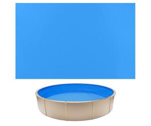 VEVOR Revestimiento para Piscina Redonda PVC, Liner para Piscinas Elevadas Redondas de Diámetro 350,5 cm, Grosor 0,8 mm, Altura de Pared 120 cm, Resistente al Desgarro, Sol y Frío para Jardín Exterior