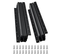 VEVOR Guías para Cajones Bajo Encimera para Gabinetes 400 x 75 x 55 mm Negro