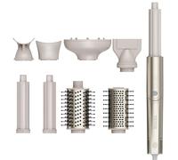 VEVOR Rizador de Pelo 8 en 1, con 2 Barriles, 2 Cepillos, 4 Boquillas para Cabello Seco/Liso/Rizos/Voluminoso, Rizador de Pelo para Cabello Largo, Medio y Corto, para Todo Tipo Cabello, Φ 46 x 268 mm