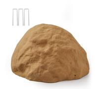 VEVOR Roca Artificial para Jardín, Aspecto Realista, Piedra Hueca Falsa para Ocultar la Bomba del Pozo, Decoración de Jardín, Paisajismo Exterior, Marrón Arena, Talla Mediano, 590 x 460 x 330 mm