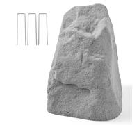 VEVOR Roca Artificial para Jardín, de Aspecto Realista, Piedra Hueca Falsa para Ocultar Bomba de Pozo, Decoración de Jardín, Paisajismo Exterior, HDPE, Gris, Tamaño Mediano, 440 x 410 x 530 mm