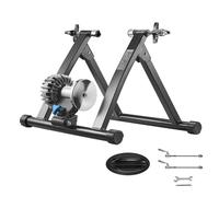 VEVOR Rodillo de Entrenamiento de Líquido para Bicicleta, para Ruedas de 660,4-736,6 mm, Plegable, con Liberación Rápida y Soporte para Rueda Delantera, Carga 150 kg, para Entrenamiento en Casa