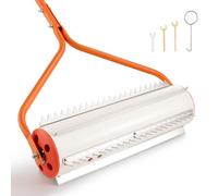 VEVOR Rodillo de Rastrillo de Estanque Ancho de Trabajo 5,49 m, Removedor de Malas Hierbas, 6 Cuchillas de Acero Inoxidable, Mango Extensible, Herramienta de Eliminación de Malezas para Lago Estanque