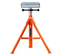 VEVOR Roller Stand, Heavy Duty 1136 KG Load Capacity, 27.6"-52" Height Adjustable, 45# Steel Folding Roller Support Stand for Pipes, Wooden Boards