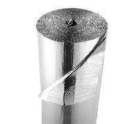 VEVOR Rollo de Aislamiento Reflectante Doble, Aluminio, 30,48 x 1,22 m x 6 mm, Escudo Reflectante de Calor con Burbujas de Aire Doble Capa, a Puertas Garaje, Ventanas y Techos de Autocaravanas