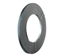VEVOR Rollo de Fleje de Acero para Embalaje 500m x 19mm x 0,55mm Carrete para Fleje de Palés Resistencia de 770 kg Correas Metálicas de Embalaje Portátiles de Alta Resistencia, Negro
