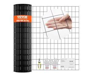 VEVOR Rollo de malla de alambre galvanizado 910x15240 mm Malla de alambre para pollos calibre 16 malla metálica recubierta de vinilo para cercas de gallineros, cercas de conejos, corrales para aves