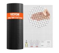 VEVOR Rollo de malla de alambre galvanizado 910x30480 mm Alambre de pollo calibre 19 malla metálica recubierta de vinilo para cercas de gallineros cercas de serpientes para conejos, corrales para aves