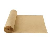 VEVOR Rollo de Tela de Arpillera de 1016 mm x 22,86 m, 50 x 50 Rollos de Tela de Arpillera Natural de Alta Densidad de Ancho, Rollo de Tela de Yute para Envolver Árboles, Decoración, Manualidades