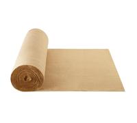 VEVOR Rollo de Tela de Arpillera de 1016 mm x 91,4 m, 50 x 50 Rollos de Tela de Arpillera Natural de Alta Densidad de ancho, Rollo de Tela de Yute para Envolver Árboles, Decoración, Manualidades