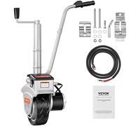 VEVOR Rueda de Apoyo eléctrica para Remolque, 12 V, Carga máxima Remolque, 2268 kg, Rueda de Apoyo elétrica de 30,5 - 63 cm, Altura Ajustable, 6,7 m/min, Velocidad de 20,3 cm, Rueda de Goma Maciza,