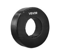 VEVOR Rueda de Placaje de Fútbol, Aro de Placaje de PVC Impermeable y Esponja de Alta Densidad, Equipo de Entrenamiento con Correas, para Bloqueo, Antideslizante, Negro, 1 ud, 345/705 x 200 mm