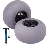 VEVOR Rueda Hinchable Neumático 13" TPU Neumáticos de Ruedas de Globo 2-3 PSI 4,4 kg Neumáticos de Ruedas Neumática Llanta Plástico Neumáticos de Carro Rueda Carretilla Sacos de Neumáticos