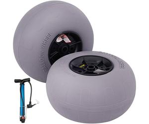 VEVOR Rueda Hinchable Neumático 33 cm TPU Neumáticos de Ruedas de Globo 2-3 PSI 4,4 kg Neumáticos de Ruedas Neumática Llanta Plástico Neumáticos de Carro Rueda Carretilla Sacos de Neumáticos