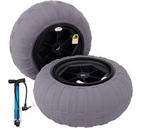 VEVOR Rueda Hinchable Neumático 40,6 cm TPU 176 libras Neumáticos de Ruedas Globo Neumáticos de Ruedas Neumática Llanta Plástico Neumáticos de Carro 7,6 kg Rueda Carretilla Sacos Neumático Carro
