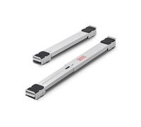 VEVOR Ruedas de Transporte para Electrodomésticos 2PCS Carga 300 kg Mueve Muebles Expandibles Base de Lavadora Móvil para Frigoríficos, Secadoras, Lavadoras, Blanco