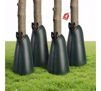 VEVOR Saco de Riego para Árboles 75,7 L, Paquete de 4 Piezas, Bolsa de Riego para Árboles con Cremallera, Liberación Lenta de 3 a 4 Horas, de Tejido PE Resistente a los Rayos UV, para Jardín Parque