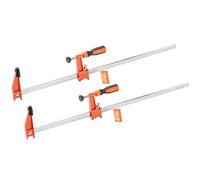 VEVOR Sargentos de Barra para Carpintería 2 PCS, Apertura de 60,96 cm, Abrazadera en F Bloqueable de Hierro Fundido y Acero al Carbono, Carga de 272 kg, Fáciles de Usar, Sargentos para Madera
