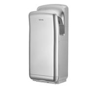 VEVOR Secador de Manos Eléctrico con Filtro HEPA, 1950 W, 19000 RPM, con Flujo de Aire de 100 m/s Doble Cara, Sensor Infrarrojo para Centros Comerciales Oficinas Hoteles Baños Hogares, Color Plateado