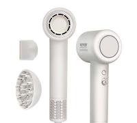 VEVOR Secador de Pelo de Alta Velocidad con Motor Sin Escobillas de 105000 RPM 200 Millones de Iones Negativos Luces LED 3 Colores y 2 Velocidades Secador de Pelo Ligero con Boquilla para Viajes Casa