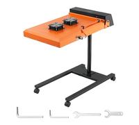 VEVOR Secador Flash para Serigrafía 6 kW, 48,5x54 cm, Secador Automático de Serigrafía, Control de Temperatura de -17 a 399 ℃, con Sensor, Altura Regulable, Doble Ventilador de Refrigeración