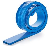 VEVOR Sellos de Hormigón 2288x78 mm Alfombrilla de Poliuretano Rectangular con Textura para Baldosas de Piedra para Suelos de Pizarra, Piel Texturizada de Hormigón para Decoración de Exteriores, Azul