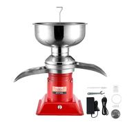 VEVOR Separador de Leche Eléctrico Separador Centrífugo 30 W, Separador Centrífugo de Leche 100 L/H Separador de crema de leche, 10500 RPM Centrífuga de leche multifuncional de Acero inoxidable 304