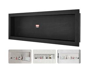 VEVOR Shower Niche Ready for Tile 16 Empotrable para Baño, Black, 16x50 in