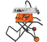 VEVOR Sierra Circular de Mesa con Soporte Corte de Madera 625mm 4800rpm 1800W