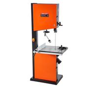 VEVOR Sierra de Cinta, Ancho de Corte 457 mm, Motor de 2240 W, Altura Máxima de Corte 406 mm, Mesa de Hierro Fundido de 690 x 510 mm, con Luz de Trabajo de 360°, Guía de Ingletes y la Paralela