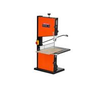 VEVOR Sierra de Cinta, Ancho de Corte de 254 mm, 2 Velocidades, Motor de 373 W, Altura de Corte de 160 mm, Mesa de Hierro Fundido de 335 x 340 mm, Luz de Trabajo de 360 Grados, para Carpintería