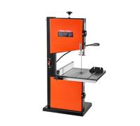 VEVOR Sierra de Cinta, Ancho de Corte de 254 mm, 2 Velocidades, Motor de 373 W, Altura de Corte de 160 mm, Mesa de Hierro Fundido de 335 x 340 mm, Luz de Trabajo de 360 Grados, para Carpintería