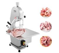 VEVOR Sierra de Cinta Eléctrica Comercial para Carne 1800 W 515 x 490 x 860 mm