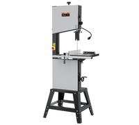 VEVOR Sierra de Cinta, Sierra de Cinta de Sobremesa de 340 mm con Soporte, Velocidad Continua Viable de 440-846 RPM, Luz de Trabajo Optimizada y Calibre de Ingletes, para Carpintería y Metal