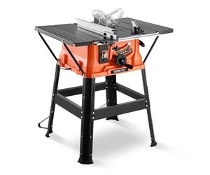 VEVOR Sierra de Mesa de 945 x 850 x 1060 mm con Soporte y Hoja de Sierra de 24 Dientes, Capacidad Máxima de Corte de 200 mm, Velocidad de Corte de 4800 RPM para Carpintería y Fabricación de Muebles
