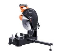 VEVOR Sierra Ingletadora, con Hoja de Sierra de Corte en Frío de Acero Inoxidable de 355 mm, Motor sin Escobillas de 3500 W y 750-1200 RPM, para Tubos Cuadrados y Planos, Aceros en Forma de L