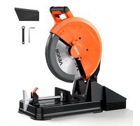 VEVOR Sierra Tronzadora para Corte de Metal 355 mm Corte en Frío 3500 W, para Construcción, Fabricación, Soldadura, Velocidad Ajustable 750-1200 r/min, Rango de Inglete +/- 45°, Motor sin Escobillas