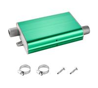 VEVOR Silenciador de Escape para Calentador Diésel, con 2 Abrazaderas y Tornillos, Aleación de Aluminio, Reductor de Ruido para Calentadores de Estacionamiento de 2/5/8 kW, 200 x 103 x 40 mm
