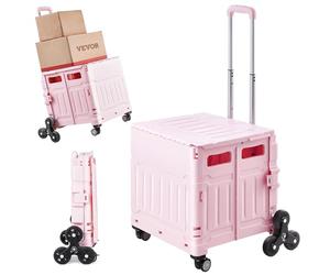 VEVOR Silla de Escalera Carga de 350 Libras Silla de Ruedas Plegable de Aluminio para Subir Escaleras con 2 Ruedas Silla Elevadora de Escaleras Portátil para Personas Mayores y Discapacitadas