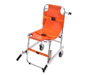 VEVOR Silla de Evacuación de Escaleras Silla de Transporte de Ambulancia Carga de 158 kg con 2 Ruedas Silla de Ruedas Transporte de Emergencia Portátil Plegable para Ancianos, Discapacitados, Bomberos