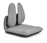 VEVOR Silla de Suelo Relax, Silla Reclinable con Soporte Lumbar Ergonómico, Respaldo Ajustable en 5 Posiciones, Acolchado de Espuma, Marco Metálico y Tapizado de Lino, para Lectura Descanso, Gris